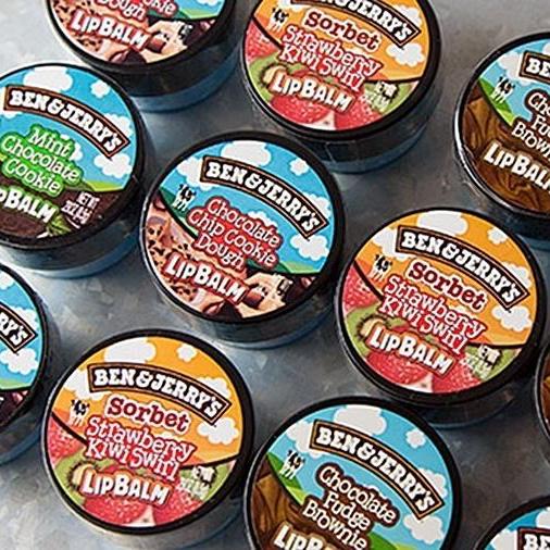 Balsamy do ust o smaku lodów Ben & Jerry's
