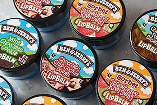 Balsamy do ust o smaku lodów Ben & Jerry's