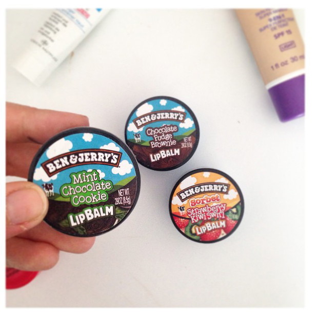 Balsamy do ust o smaku lodów Ben & Jerry's
