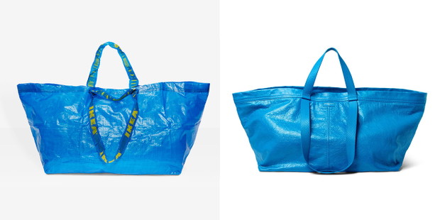 Bezcenna reakcja IKEA na niebieską torbę Balenciaga