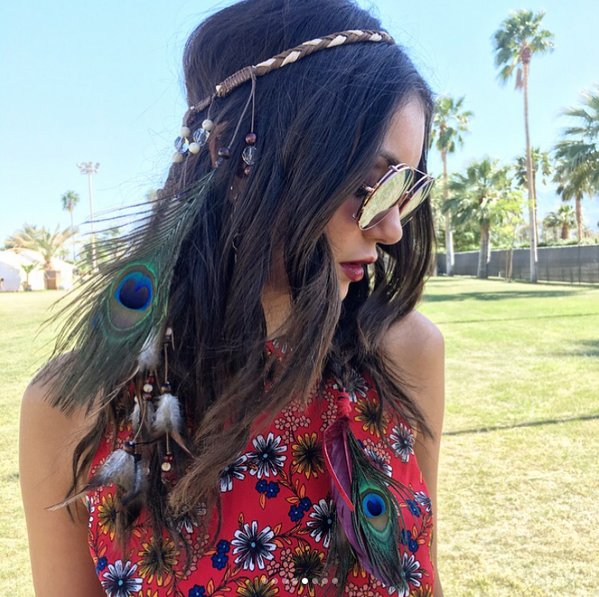 Nina Dobrev na festiwalu Coachella 2017