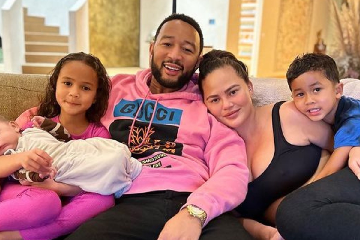 Chrissy Teigen i John Lgend z dziećmi