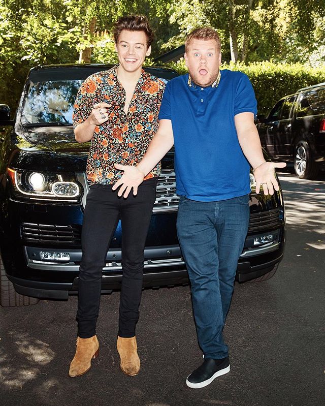 Harry Styles w „Carpool Karaoke” Jamesa Cordena