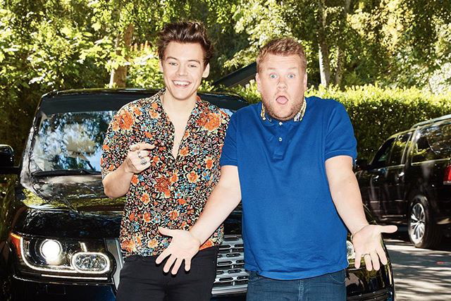 Harry Styles w „Carpool Karaoke” Jamesa Cordena