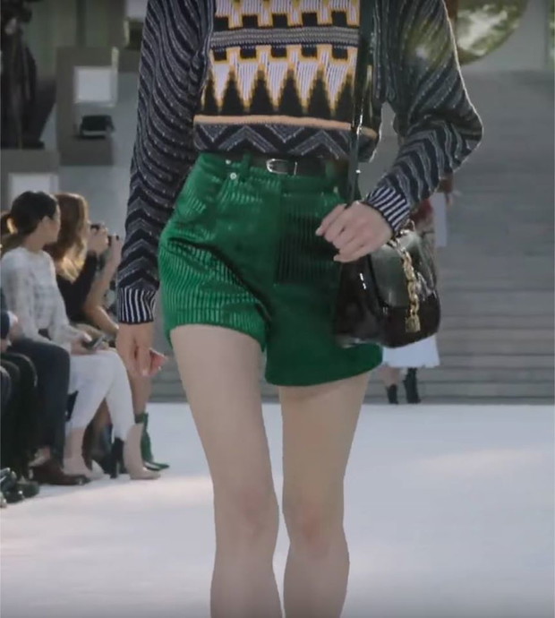 Modelki na pokazie Louis Vuitton