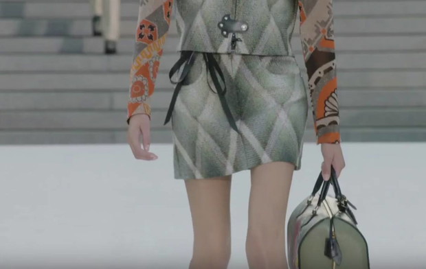 Modelki na pokazie Louis Vuitton
