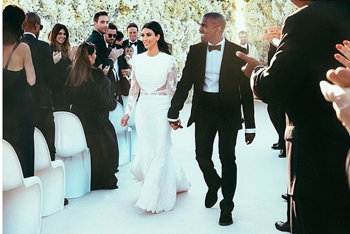 Kim Kardashian i Kanye West wzięli ślub 24 maja 2014 roku