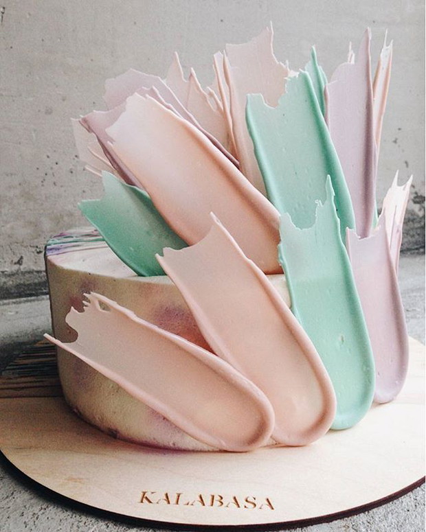 Brushstroke cakes - nowy trend w cukiernictwie!