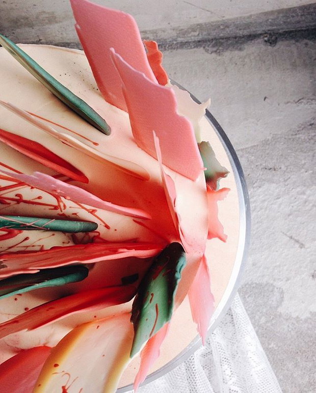 Brushstroke cakes - torty wyglądające, jak pociągnięcia pędzla