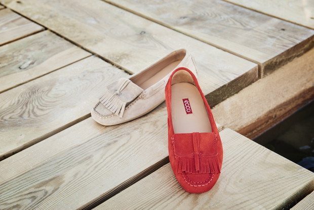 Mmokasyny ECCO Ladies Summer Moc z koziej skóry