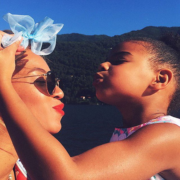 Piękne mamy i ich dzieci - Beyoncé i Blue Ivy Carter