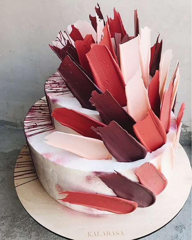Prawda, że brushstroke cakes są bardzo fotogeniczne?