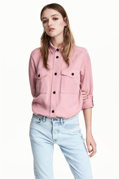 Koszula utility z lyocellu H&M, 64,90 PLN