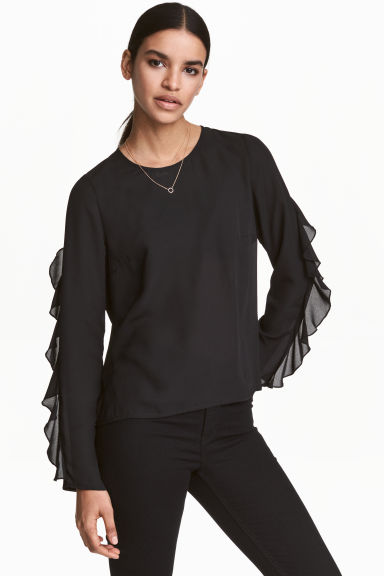 Bluzka z falbanami H&M, 39,90 PLN
