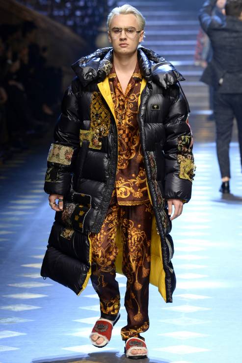 Brandon Thomas Lee w pokazie Dolce&Gabbana jesień 2017