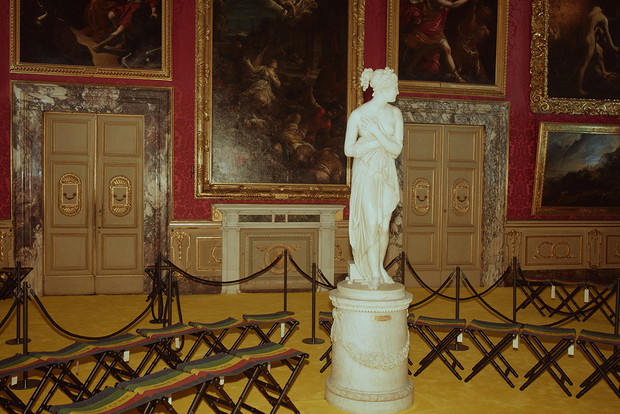 Gucci Cruise 2018 - wnętrze pałacu Palazzo Pitt we Florencji