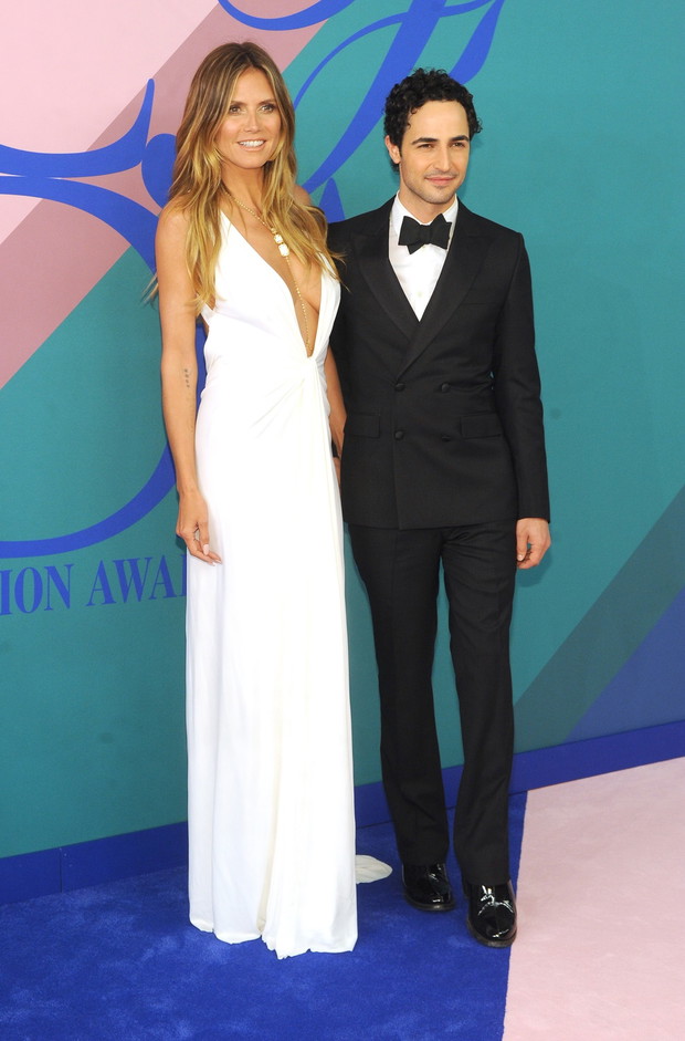 Gwiazdy na gali CFDA Fashion Awards 2017 - Heidi Klum i Zac Posen