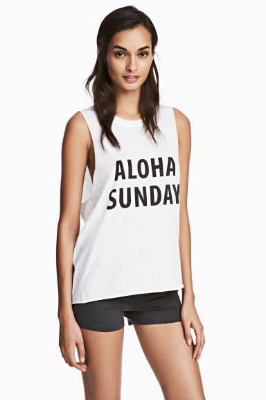 Piżama z topem i szortami H&M, 24,90 PLN
