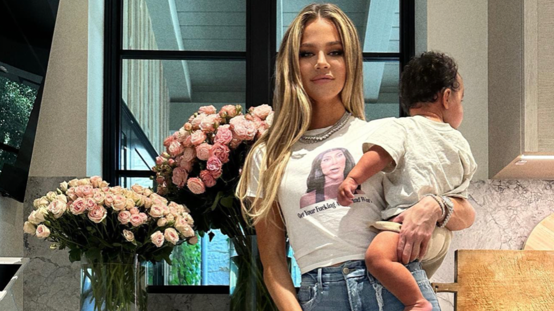 Khloé Kardashian z synkiem