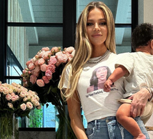 Khloé Kardashian z synkiem