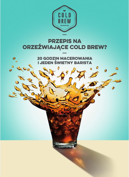 COLD BREW to alternatywny sposób przygotowywania kawy, który pozwala prawdziwym koneserom odkryć nowe smaki i aromaty. Do spróbowania w sieci kawiarni COSTA COFFEE!