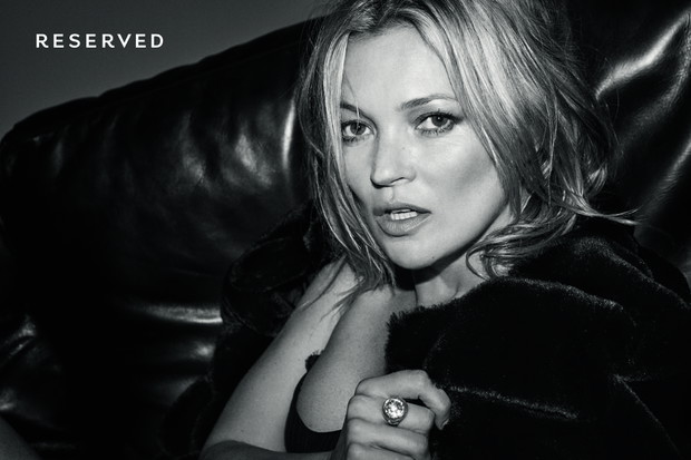 Kate Moss w kampanii Reserved jesień-zima 2017