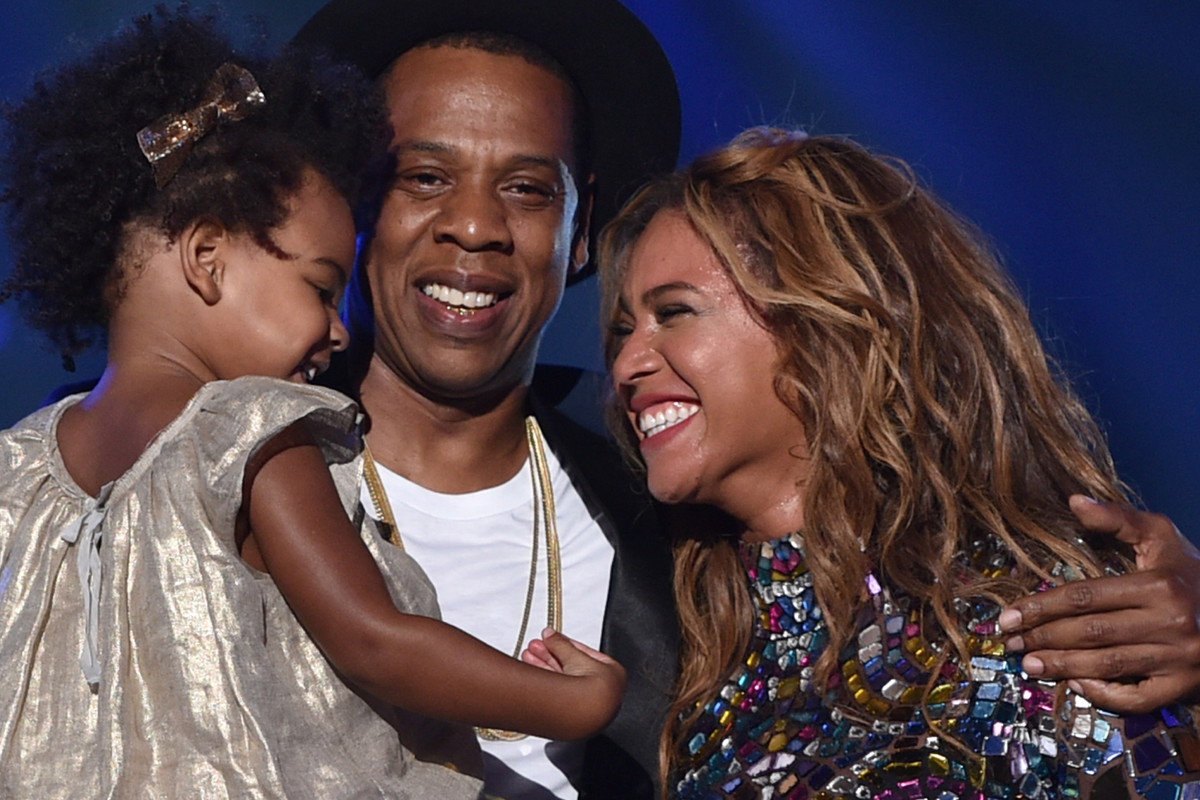 Blue Ivy Carter, Jay Z, Beyonce