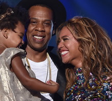 Blue Ivy Carter, Jay Z, Beyonce