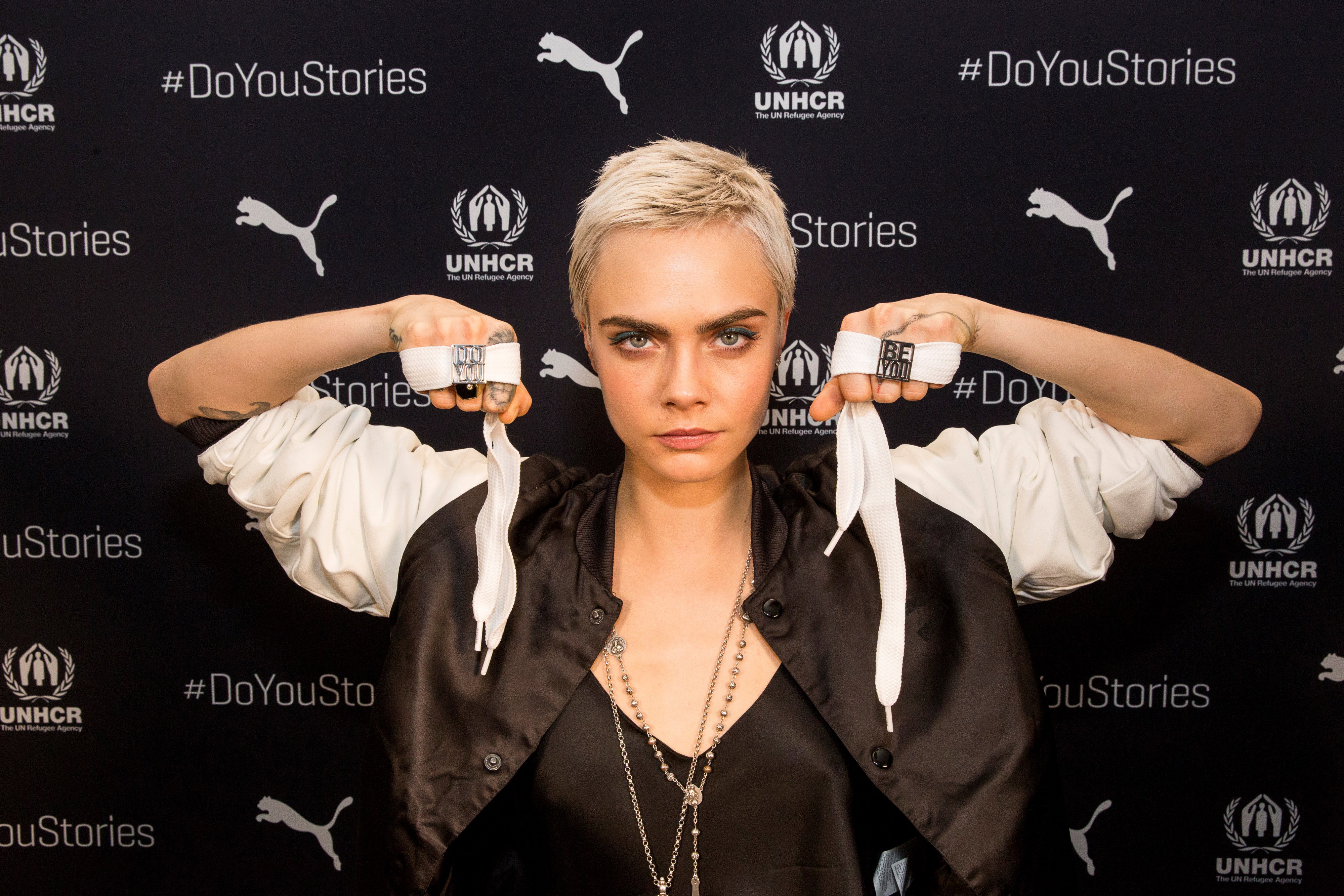 Cara Delevingne i Puma dla kobiet w sprawie kobiet
