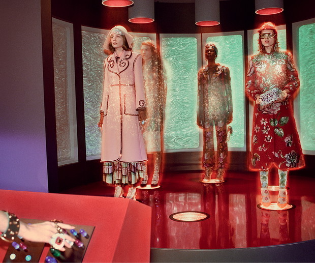 Kampania Gucci jesień-zima 2017 inspirowana starymi filmami z gatunku science fiction