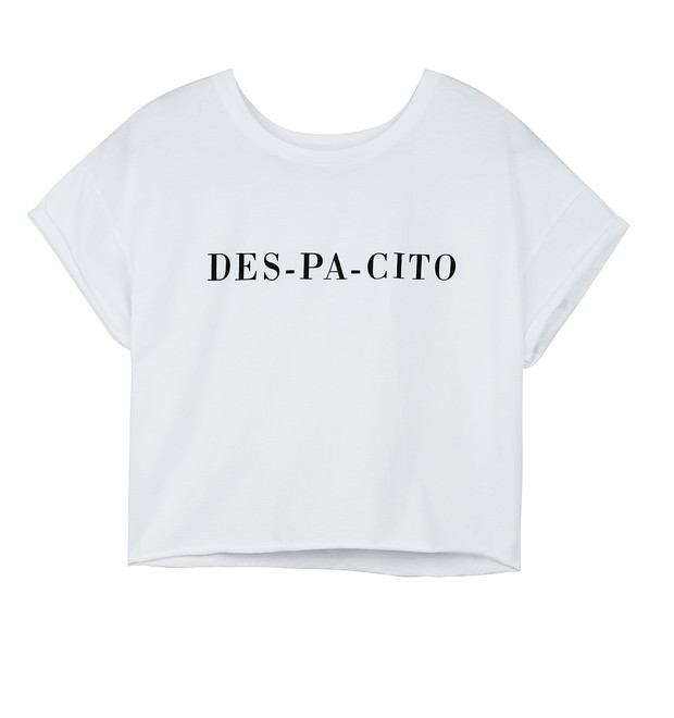 Koszulki i body inspirowane hitem „Despacito w Bershka