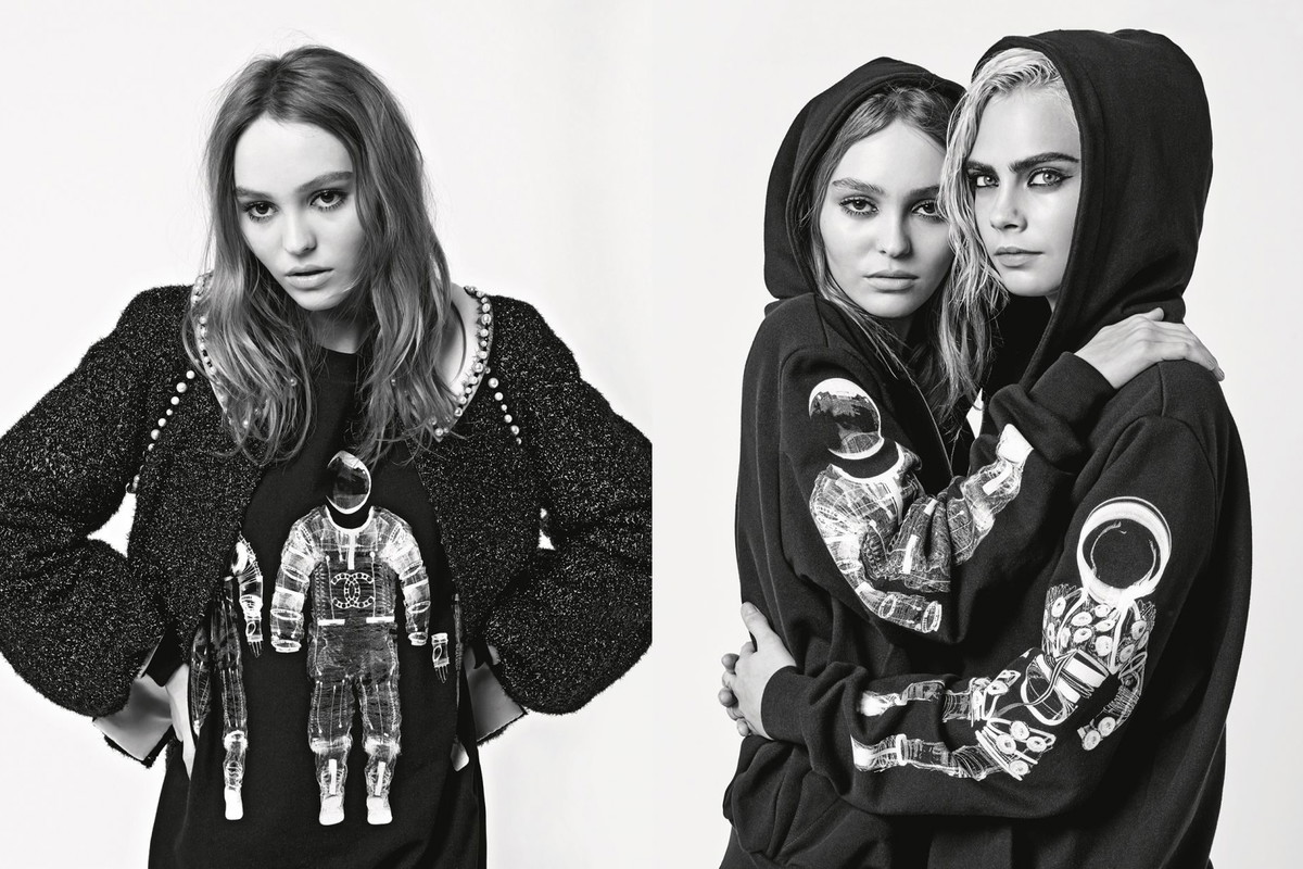 Cara Delevingne i Lily-Rose Depp w kampanii Chanel jesień-zima 2017/18