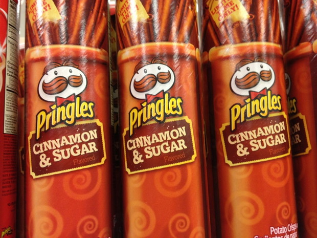 Pringles o smaku ciastek cynamonowych z cukrem