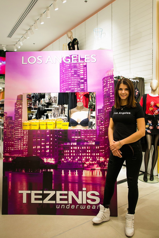 Karolina Gilon oficjalną ambasadorką Tezenis Polsce - pressday marki Tezenis w CH Arkadia w Warszawie