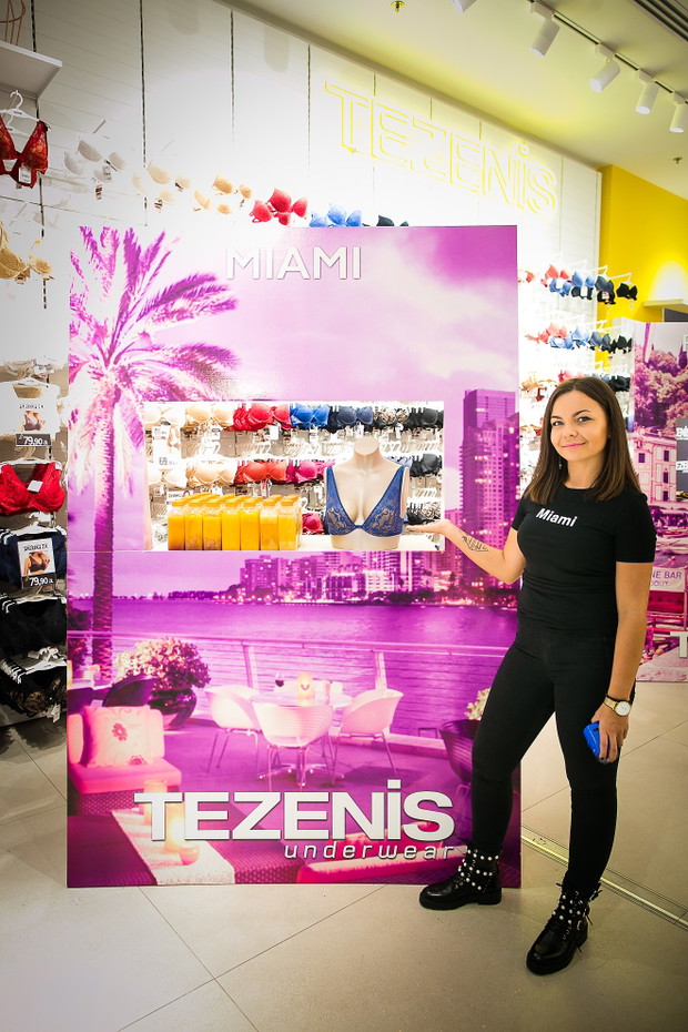 Karolina Gilon oficjalną ambasadorką Tezenis Polsce - pressday marki Tezenis w CH Arkadia w Warszawie