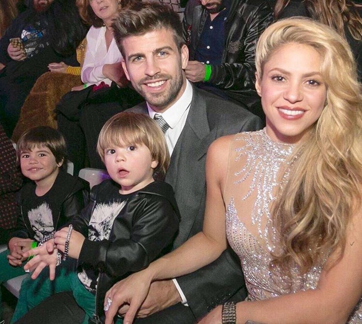 Shakira i Gerard Piqué z synami
