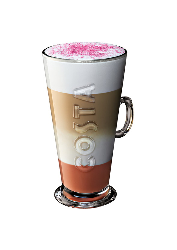 Costa Coffee Kawy White Chocolate And Rose