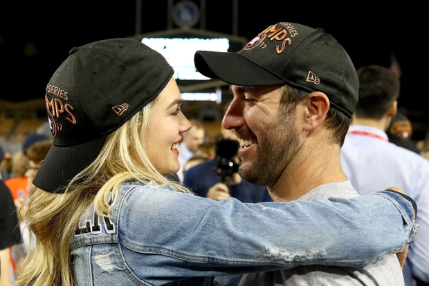 Kate Upton ze swoim ukochanym - Justinem Verlanderem, baseballistą drużyny Houston Astros.