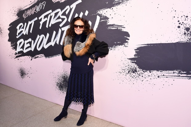 Diane von Furstenberg na gali plebiscytu Glamour Women of the Year 2017