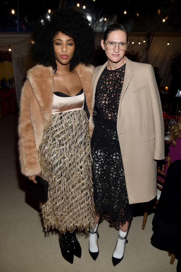 Jessica Williams i Jenna Lyons na gali plebiscytu Glamour Women of the Year 2017