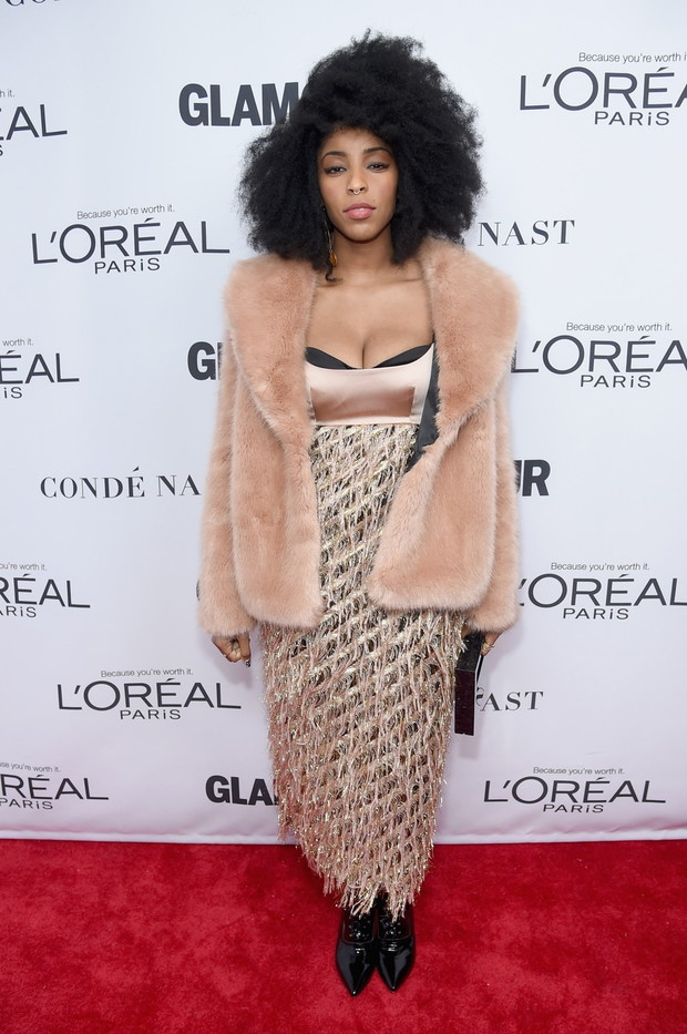 Jessica Williams na gali plebiscytu Glamour Women of the Year 2017