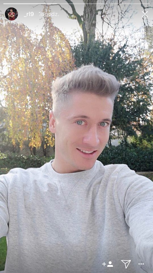 Robert Lewandowski został blondynem!