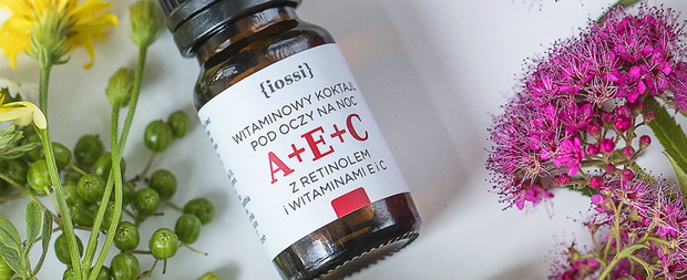 Witaminowy koktail pod oczy na noc z retinolem i witaminami E i C od Iossi do niedzieli włącznie kupujemy z 20 % zniżką