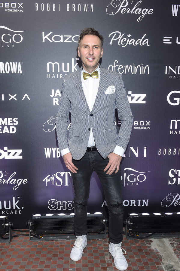 Krzysztof Gojdź na pokazie Roberta Kupisza „Crown” zima 2018/19