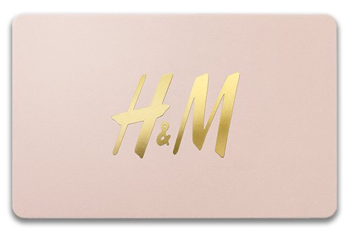 Karta podarunkowa, np. na zakupy w H&M