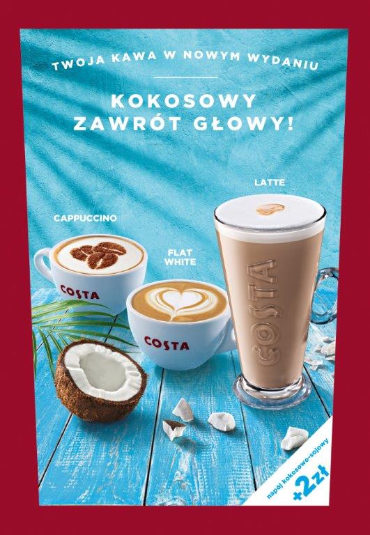 Kokosowy zawrót głowy w COSTA COFFEE!