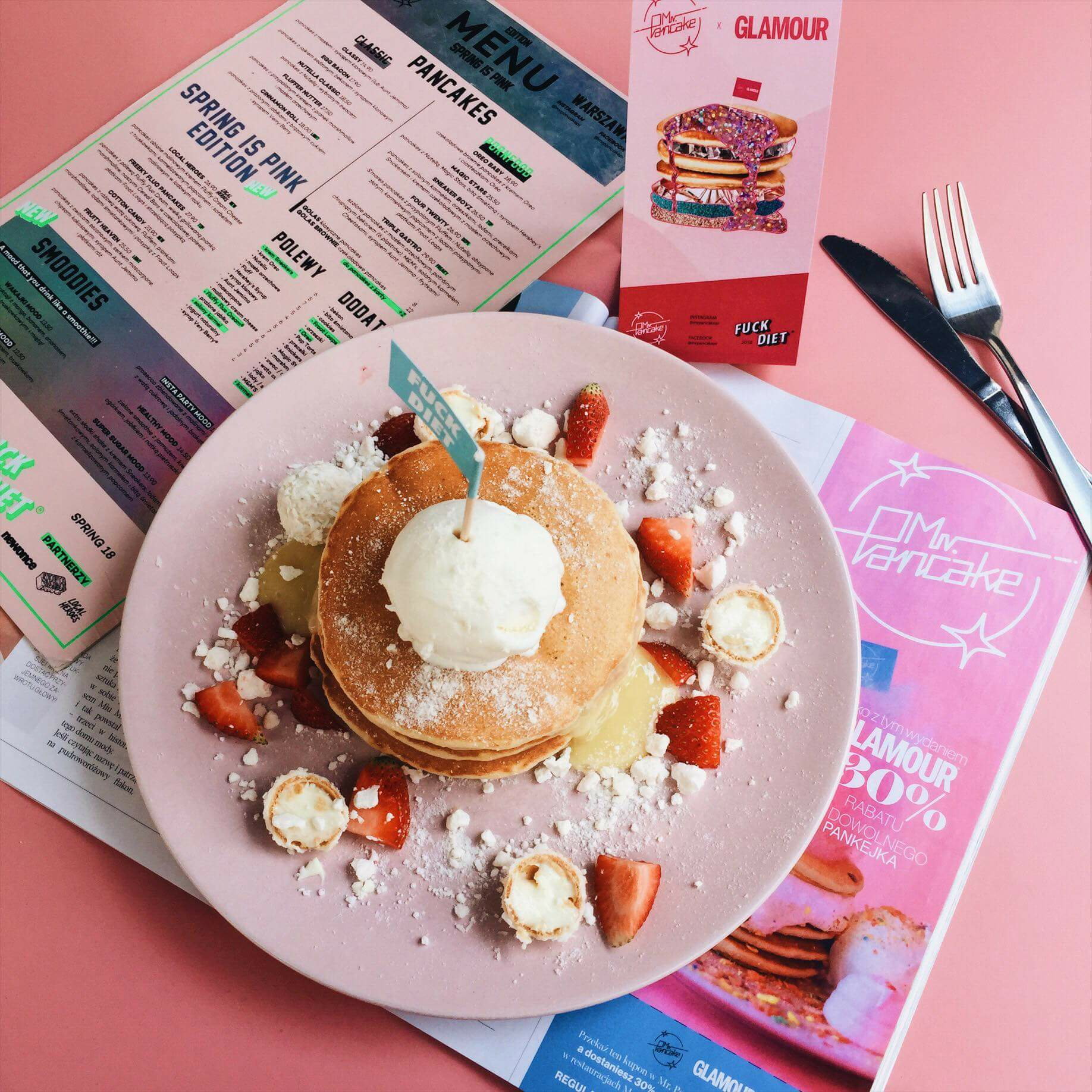 Jak smakuje pankejk Glamour? Sprawdźcie w Mr Pancake!