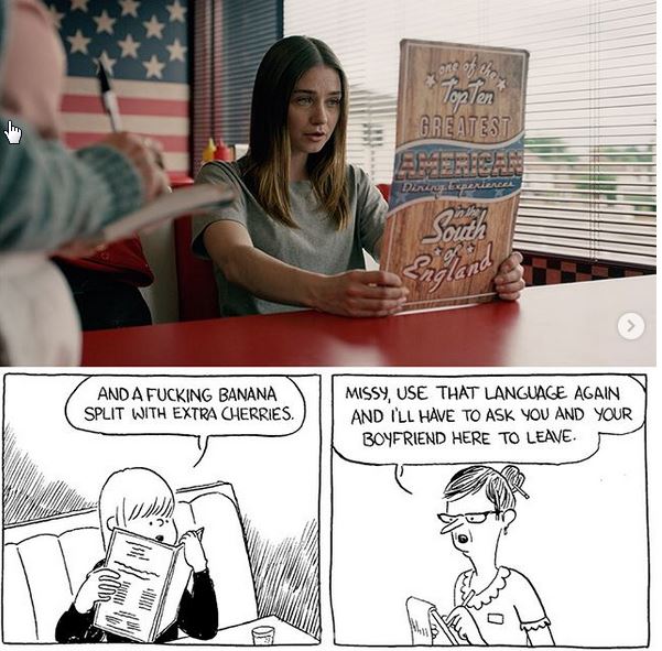 Serial „The End Of The Fucking World” powstał na podstawie komiksu.
