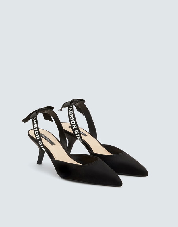 Czarne buty na obcasie Pull&Bear, 139 zł