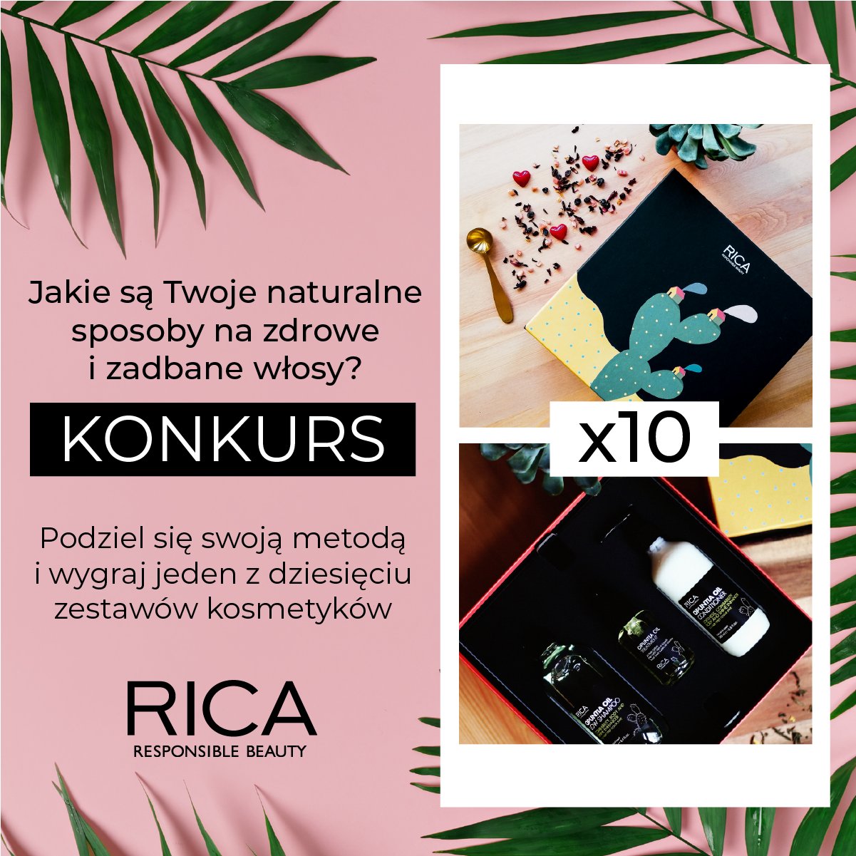 [KONKURS] Wygraj kosmetyki do włosów marki Rica!